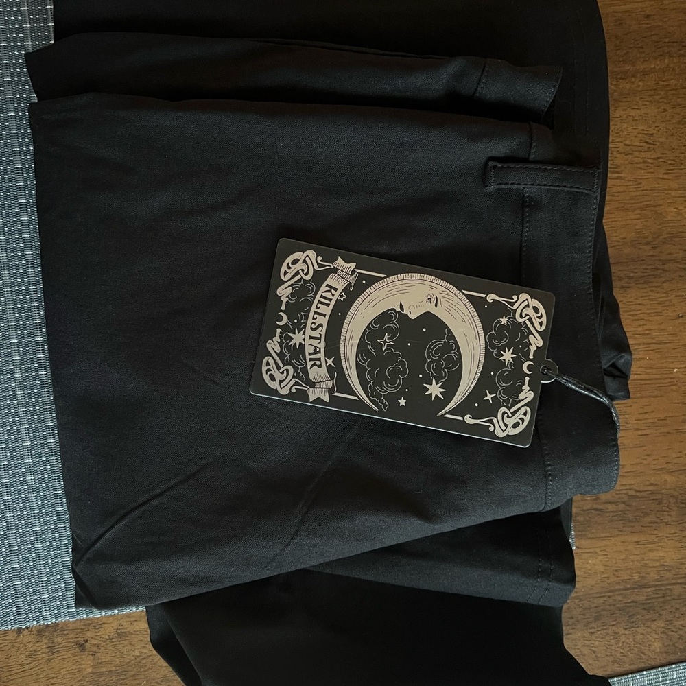 Killstar Midnight Black Trousers